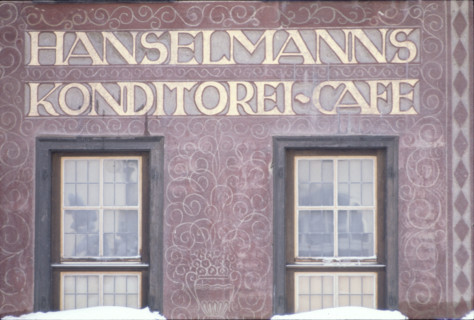 Cafe Hanselmann, St. Moritz 1969