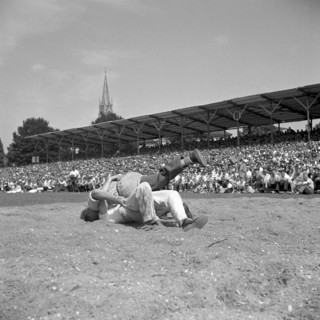 Swiss wrestling festival Winterthur 1953: Fink vs Strohmeyer