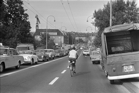 Kornhaus bridge in Zurich Wipkingen 1968