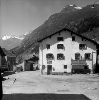 Post office in Splugen Hinterrhein 1961