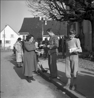 Homicide case Haberthur 1949: news vendor