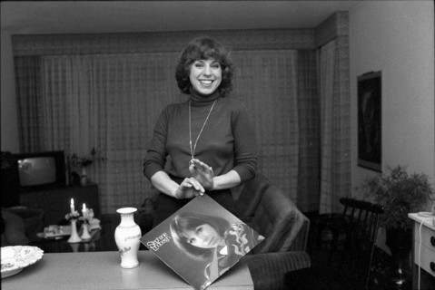 Stefanie Lindbergh, pop singer with her LP 1981