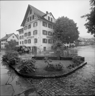 Restaurant ""Zum weissen Rossli"" Mettmenstetten 1959