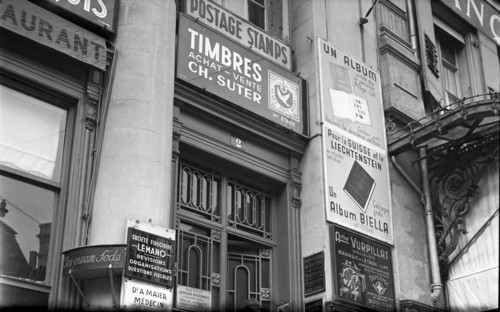Signboards in Lausanne, 1944