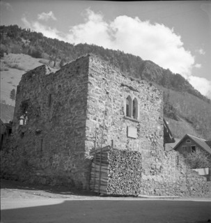 Ruin of a fortress in Wolfenschiessen, 1947