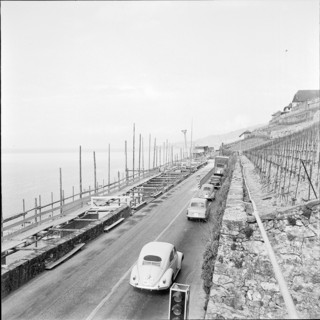 Rivaz - Cully road widening 1962