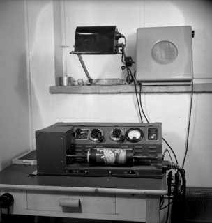 Facsimile transmission, data transfer, radio-photogram, Prangins 1943
