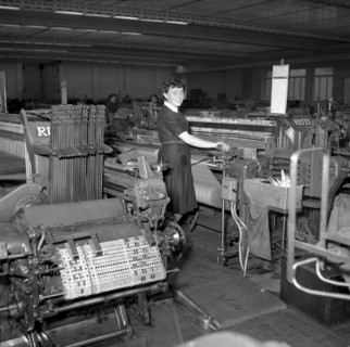 Hatzingen GL, Hefti textile weaving mill, 1950