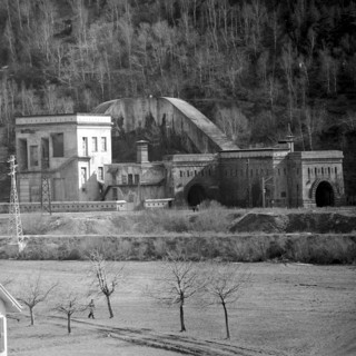 Simplon railway tunnel south entrance 1956