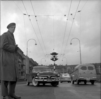 Kornhausbrucke Zurich, traffic lights 1958