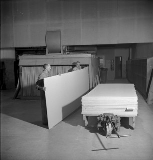 Hardboard production, Pavatex SA Cham 1941