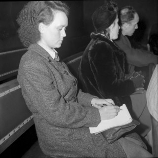 Workers adult evening class in Geneva 1943
