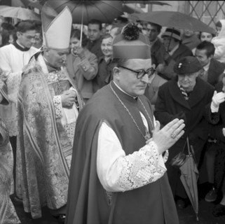 Consecration of bishop Johannes Vonderach in Chur 1957