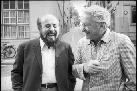 Shmuel Rodensky in Zurich and Teddy Stauffer 1968