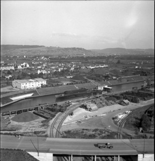 Rhine port Basle 1948