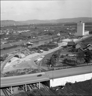 Rhine port Basle 1948