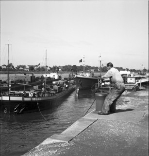 Rhine port Basle 1948