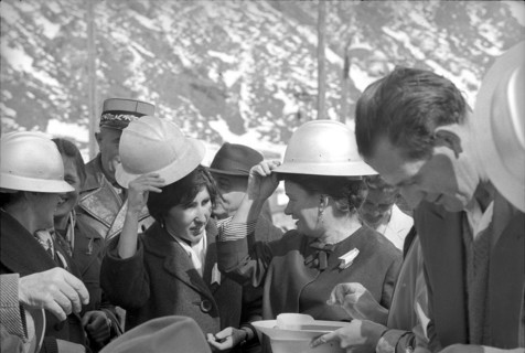 Celebration on the occasion of the San Bernardino tunnel break through, 1965