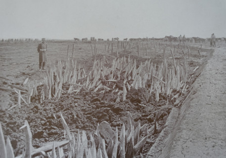 After a landmine explosion Art album Manchuria Russo-Japanese War 1906