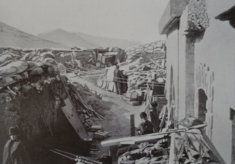 The casemate at Fort No 2 where General Kondratenko was killed Art album Manchuria Russo-Japanese War 1906