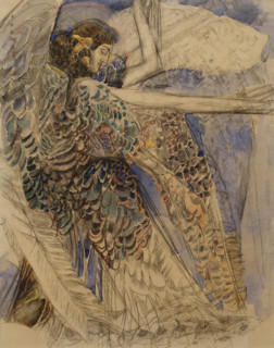 Seraphim 1904-1905 Vrubel Mikhail (1856-1910) Watercolour
