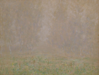 Birch trees in fog Early 1900s Viktor Elpidiforovich Borisov-Musatov (1870-1905)