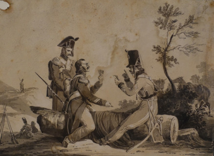 Soldiers playing cards Not earlier than 1818 Emile Jean Horace Vernet (1789-1863)