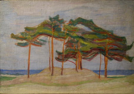 Pine Trees in the Dunes 1910 Mikhail Vasilyevich Matyushin (1861-1934)