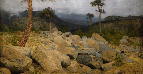 Crimean Mountains Isaac Ilyich Levitan (1860-1900) 1886