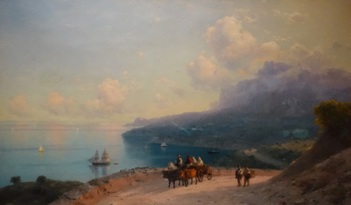 Seashore (Crimean coast near Mount Ai-Petri) 1890 Aivazovsky Ivan Konstantinovich (1817-1900)
