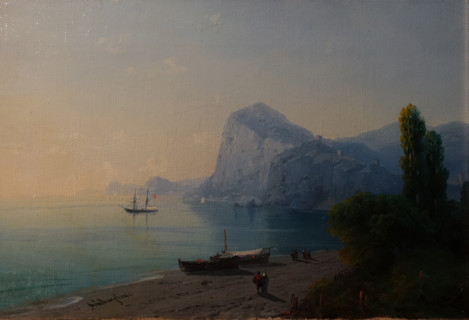 Sudak Fortress Crimea 1893 Aivazovsky Ivan Konstantinovich (1817-1900)