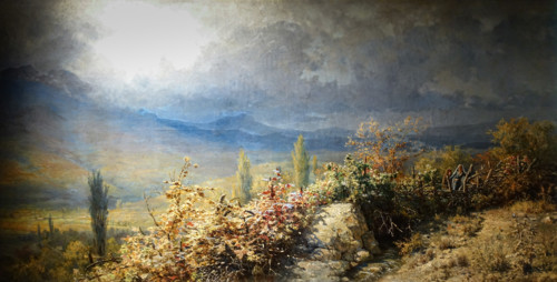 Autumn view in Crimea 1884 Myasoyedov Grigory Grigorievich (1834-1911)