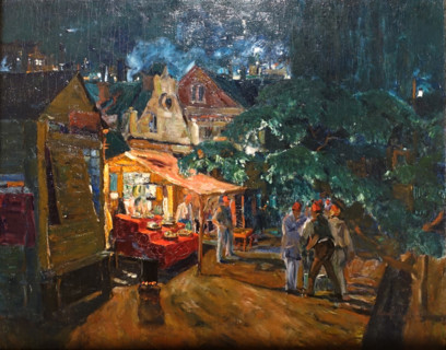 Evening in Crimea Late 19th - early 20th century Konstantin Korovin (1861-1939)