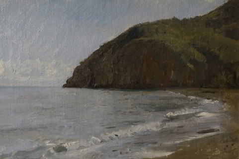 Seashore Study for the painting Iphigenia in Tauride 1893 Serov Valentin Alexandrovich (1865-1911)