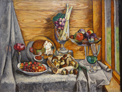 Still Life with Mushrooms 1915 Mashkov Ilya Ivanovich (1881-1944)