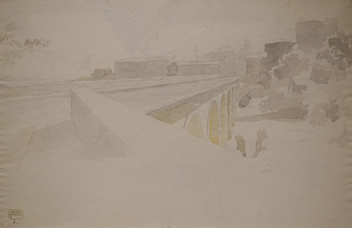 Ariccia Ponte di San Rocco Second half of the 1840s - 1850s Ivanov Aleksander Andreevich (1806-1858)
