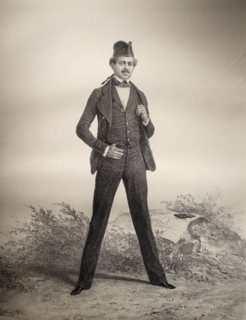 Portrait of Prince Demidov san Danato Auguste Raffet (1804-1860) 1840s