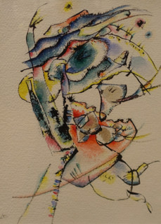 Abstract composition 1915-1917 Kandinsky Wassily (1866-1944) Watercolor