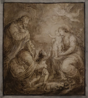 Adoration of the Child 1823 Jean-Marie Delaperche (1771-1843)