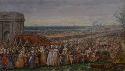 Federation Festival in Paris July 14, 1790 Joseph Navlet (1821-1889) 1880