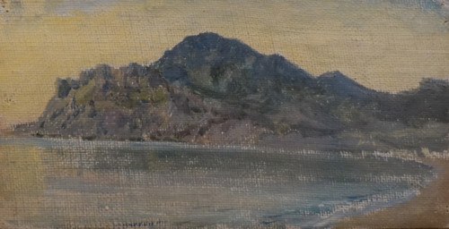 Kara-Dag Mountain Crimea 1912 Oil on canvas Polenov Vasily Dmitrievich (1844-1927)