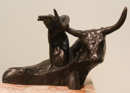 The Rape of Europe 1910 Bronze Valentin Aleksandrovich Serov (1865-1911)