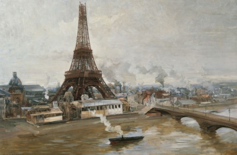 The Eiffel Tower and the Champ de Mars.