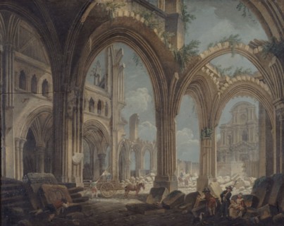 Demolition of the Church of Saint-Jean-en-Greve.