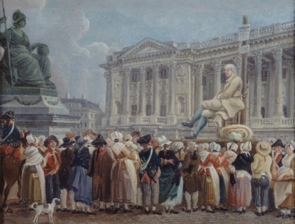 Perrin's Exhibition on the Place de la Revolution.