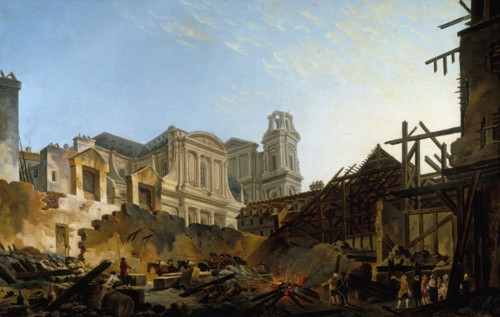 The Saint-Germain Fair after the fire.