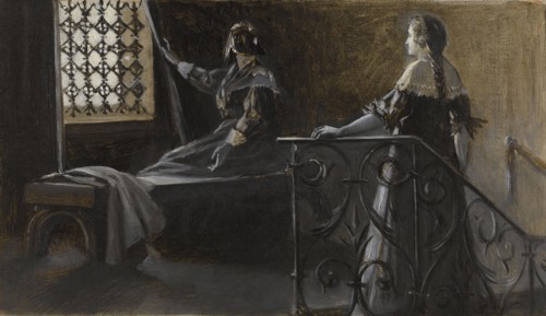 Ethel and the Veiled Woman.