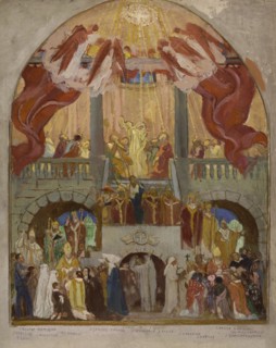 Sketch for the Church of the Holy Spirit.