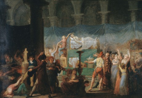 Funeral procession of Marat.