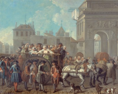 The Passage Near the Saint-Bernard Gate.